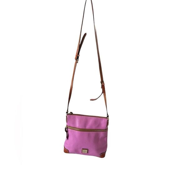 Dooney & Bourke Light Purple Pebble Grain Crossbody Bag - Picture 1 of 16